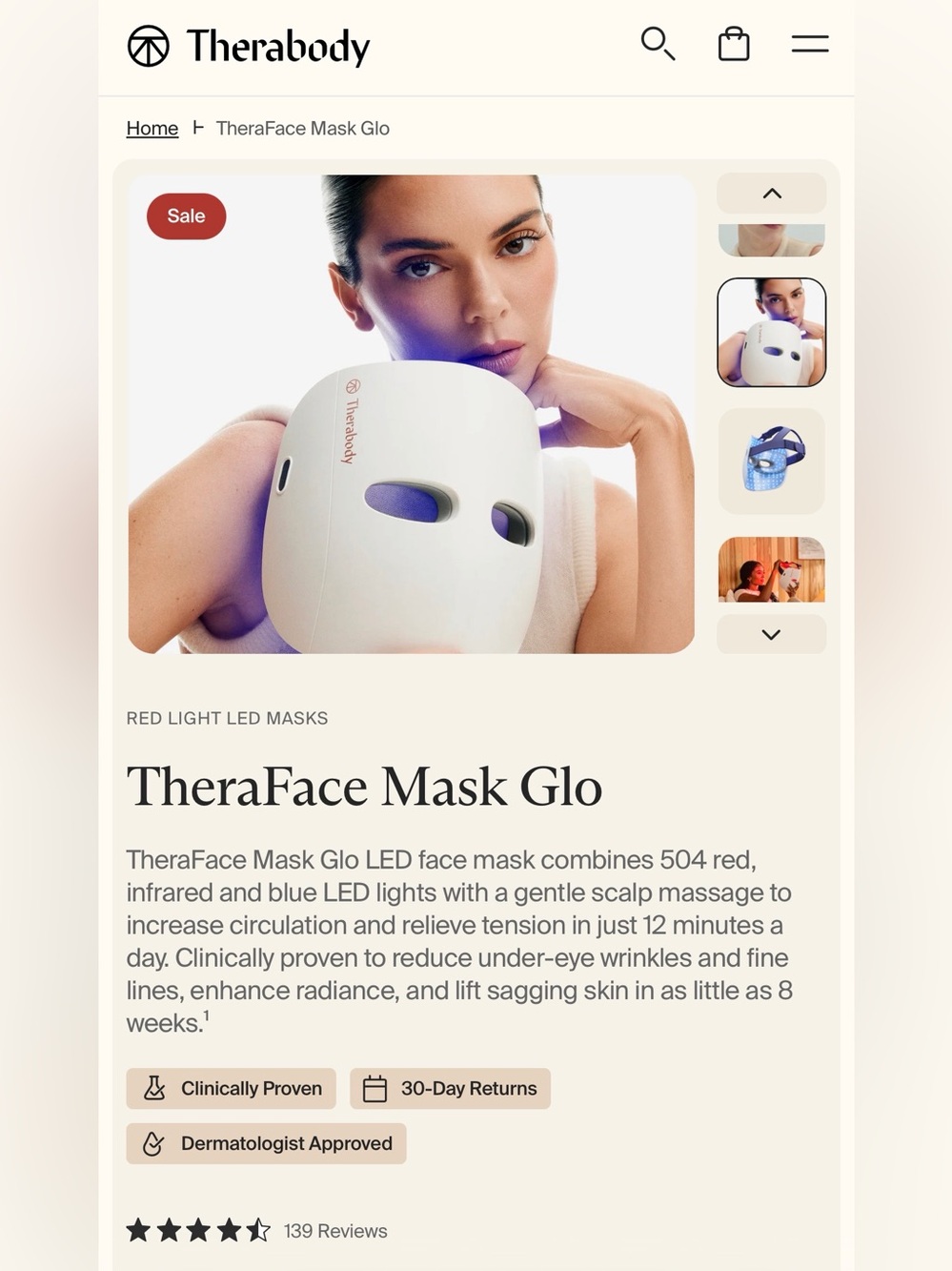 Therabody Mask Glo